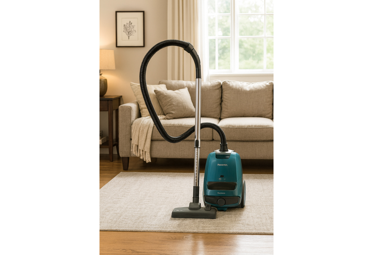 Απεικονίζεται η σκούπα σε δωμάτιο.